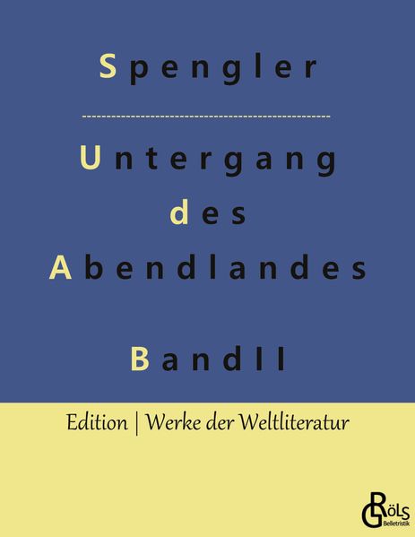 Cover von Der Untergang des Abendlandes – Band 2