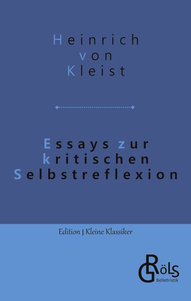 Cover von Essays zur kritischen Selbstreflexion