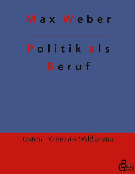 Cover von Politik als Beruf