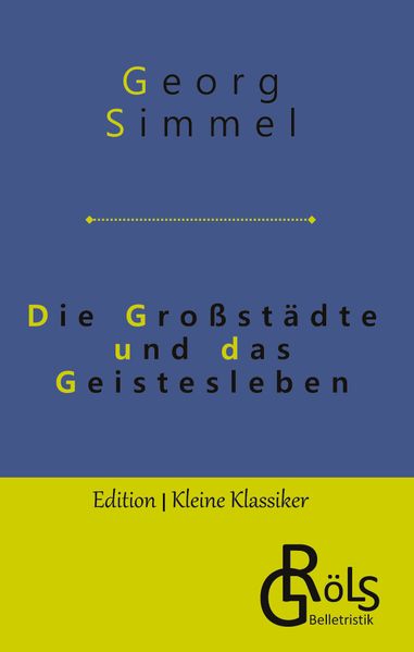 Cover von Die Großstädte und das Geistesleben