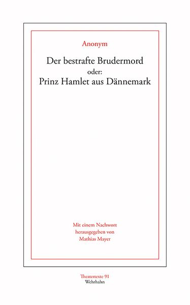 Cover von Der bestrafte Brudermord