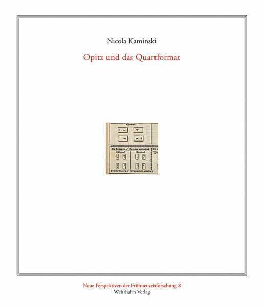 Cover von Opitz und das Quartformat