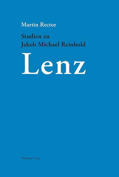 Cover von Studien zu Jakob Michael Reinhold Lenz