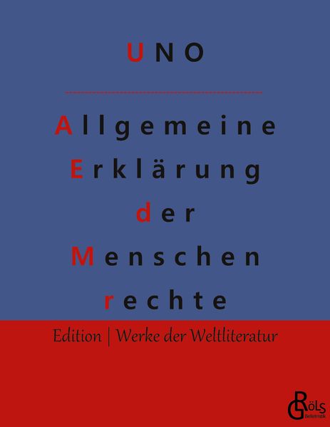 Cover von Allgemeine Erklärung der Menschenrechte