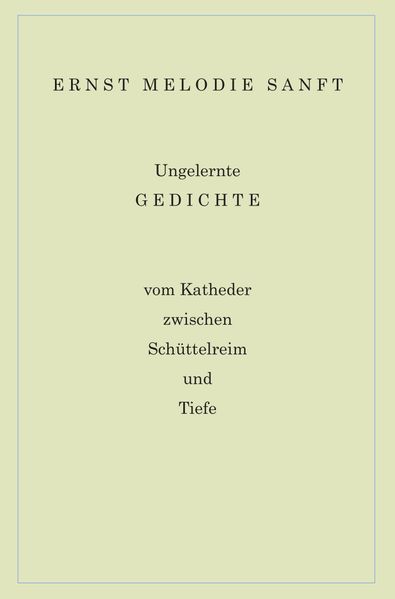Cover von Ungelernte Gedichte