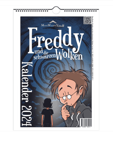 Cover von Kalender 2024: Freddy und die schwarzen Wolken