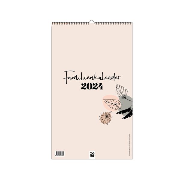 Cover von Design Familienkalender 2024 Boho Style/Scandi/Florale Ästhetik