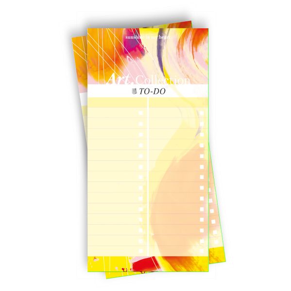 Cover von Notizblock-Set für To-Do-Listen. 2 Notizblöcke 50 Seiten pro Block mit farbenfrohen Design aus der Art.Collection von Stay Inspired