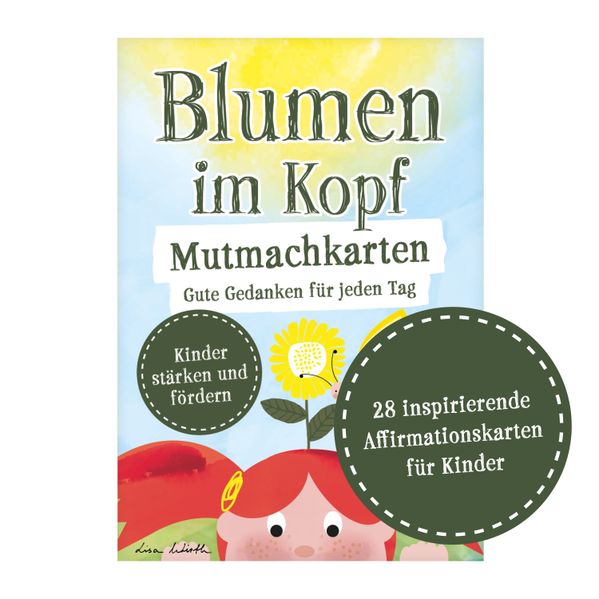 Cover von Blumen im Kopf Mutmachkarten: Gute Gedanken für jeden Tag
