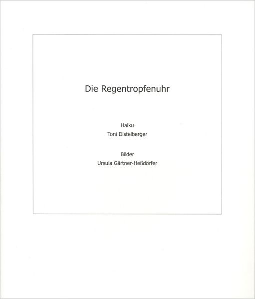 Cover von Die Regentropfenuhr