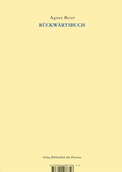 Cover von Rückwärtsbuch