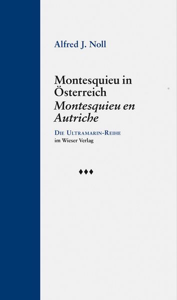 Cover von Montesquieu in Österreich / Montesquieu en Autriche