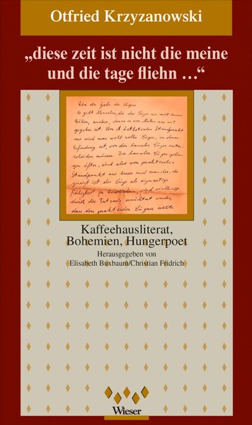 Cover von „diese Zeit ist nicht die meine und die tage fliehn …“