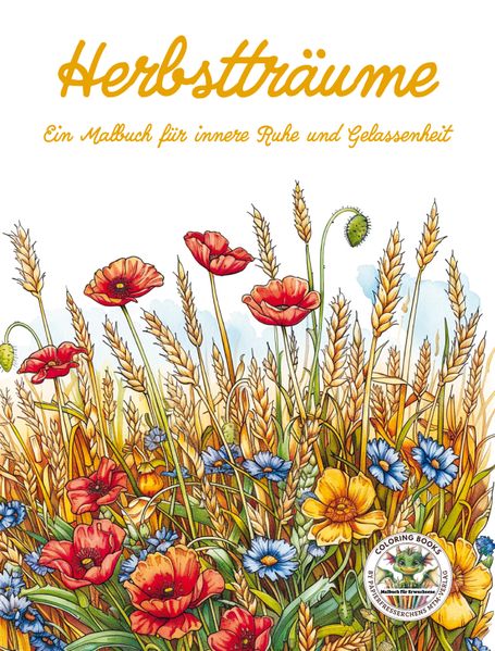 Cover von Herbstträume – Ein Malbuch für innere Ruhe und Gelassenheit