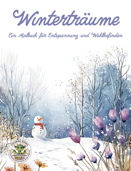 Cover von Winterträume – Ein Malbuch für Entspannung und Wohlbefinden
