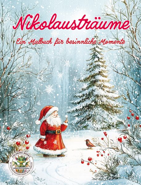 Cover von Nikolausträume – Ein Malbuch für besinnliche Momente