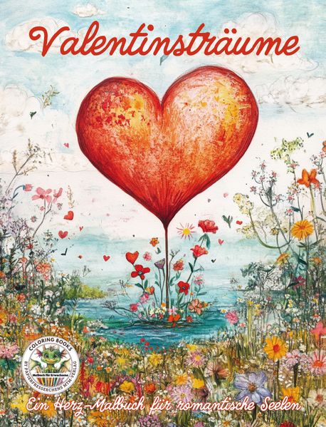 Cover von Valentinsträume – Ein Herz-Malbuch für romantische Seelen