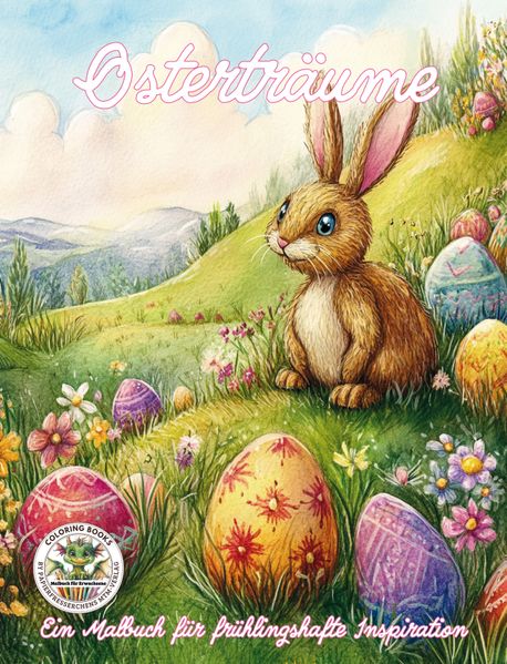 Cover von Osterträume – Ein Malbuch für frühlingshafte Inspiration