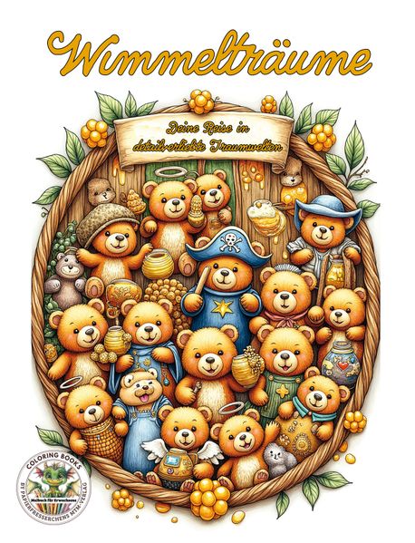 Cover von Wimmelträume – Deine Reise in detailverliebte Traumwelten