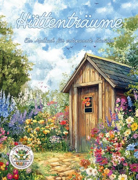Cover von Hüttenträume – Ein Malbuch für entspannte Stunden