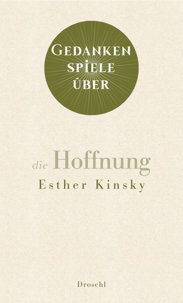 Cover von Gedankenspiele über die Hoffnung