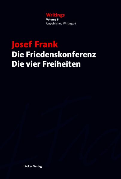 Cover von Die Friedenskonferenz/Die vier Freiheiten