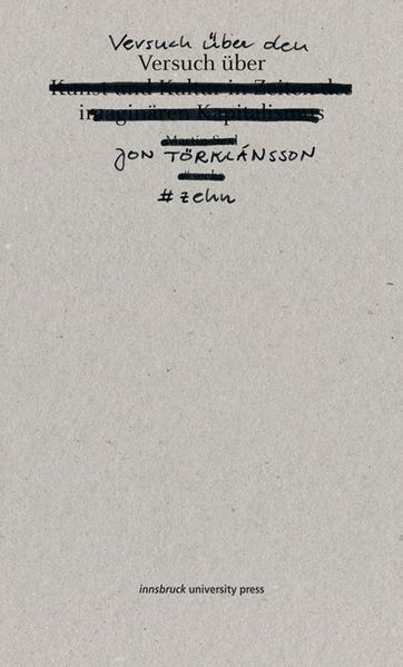 Cover von Versuch über den Versuch über