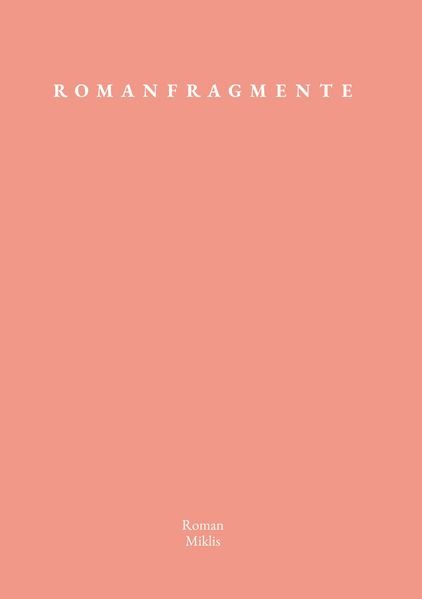 Cover von Romanfragmente