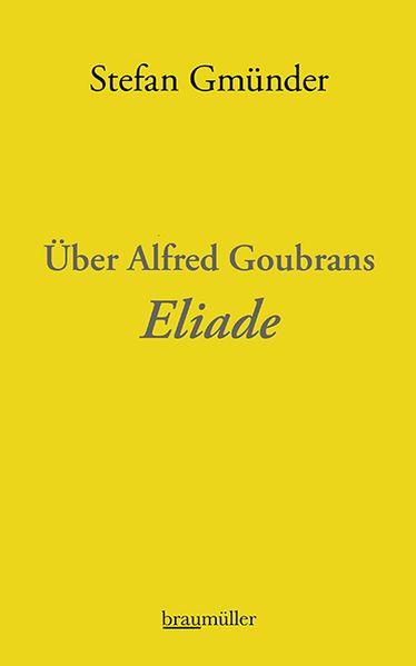 Cover von Über Alfred Goubrans Eliade