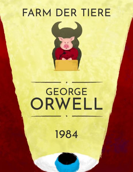 Cover von George Orwell: 1984, Farm der Tiere