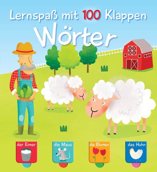 Cover von Lernspaß mit 100 Klappen – Wörter