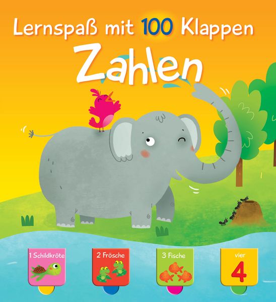 Cover von Lernspaß mit 100 Klappen – Zahlen