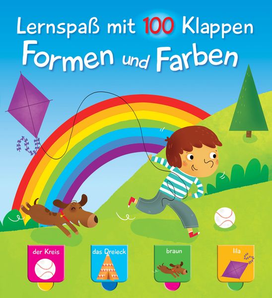 Cover von Lernspaß mit 100 Klappen – Formen und Farben