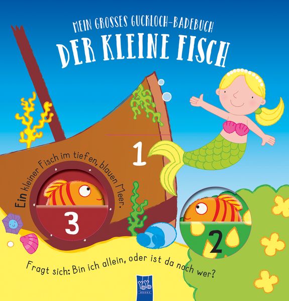 Cover von Mein großes Gucklochbadebuch – Der kleine Fisch