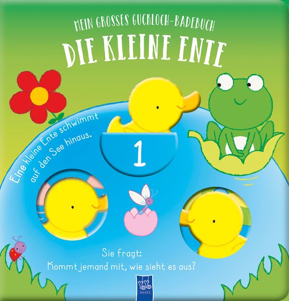 Cover von Mein großes Gucklochbadebuch – Die kleine Ente