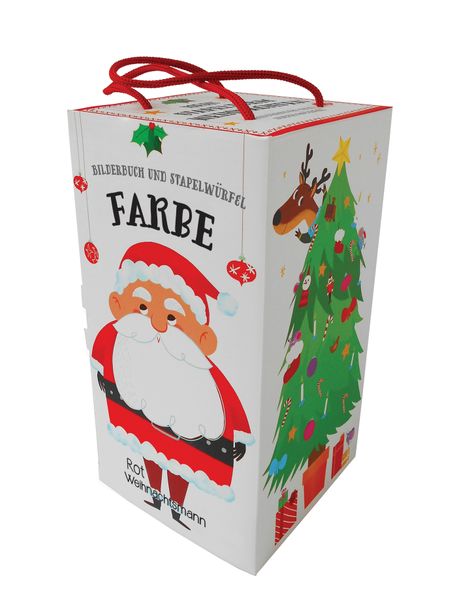Cover von Bilderbuch und Stapelwürfel – Mein Stapelturm Weihnachten