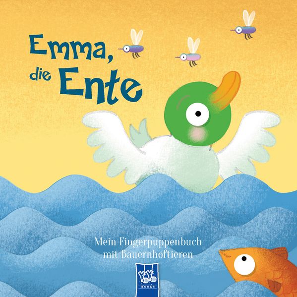 Cover von Mein Fingerpuppenbuch mit Bauernhoftieren – Emma, die Ente