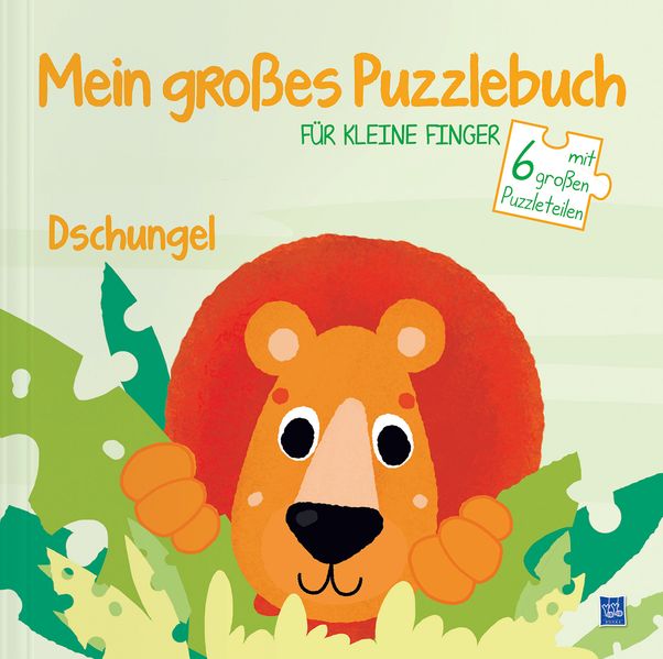 Cover von Mein großes Puzzlebuch für kleine Finger – Dschungel