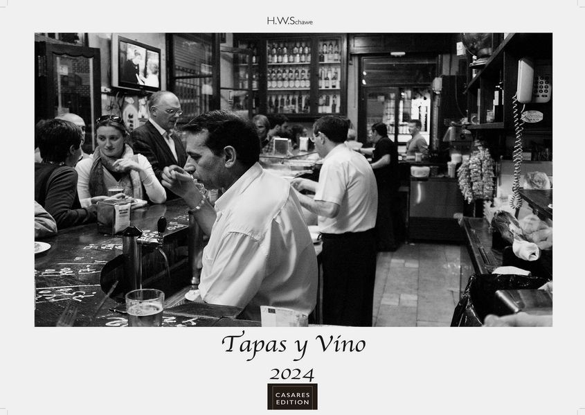 Cover von Tapas y Vino 2024 L 42×55 cm