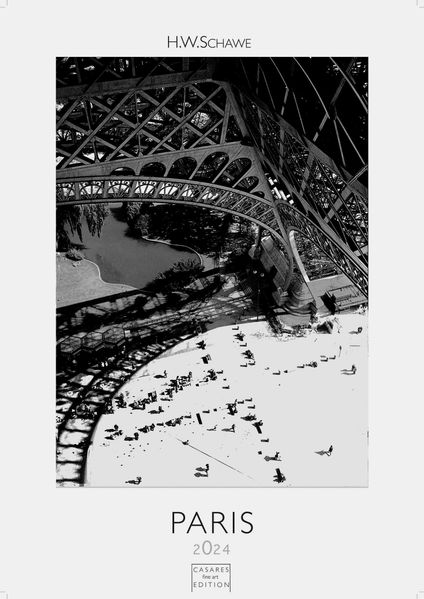Cover von Paris schwarz-weiss 2024 L 59×42 cm