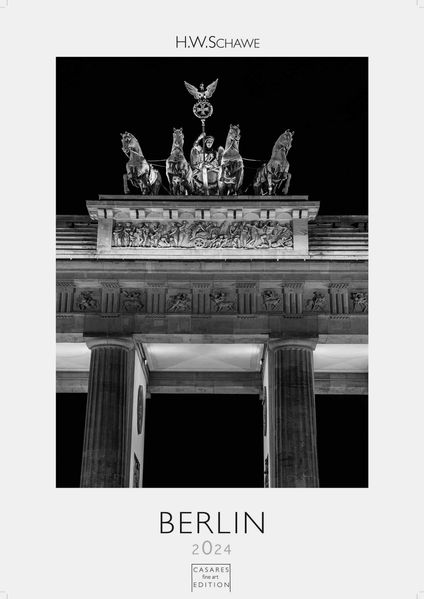 Cover von Berlin schwarz-weiss 2024 L 59x42cm